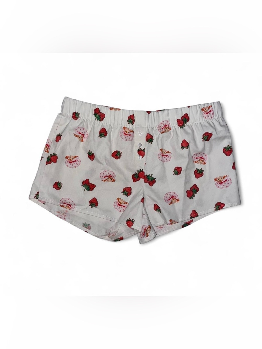 Strawberry shortcake boxer style lounge shorts size medium. New